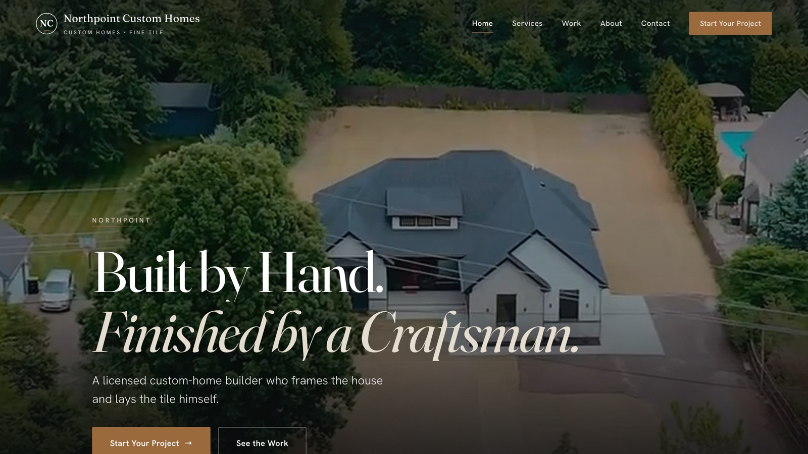 Signature-level custom website built by Opti-Algo — identifying details hidden